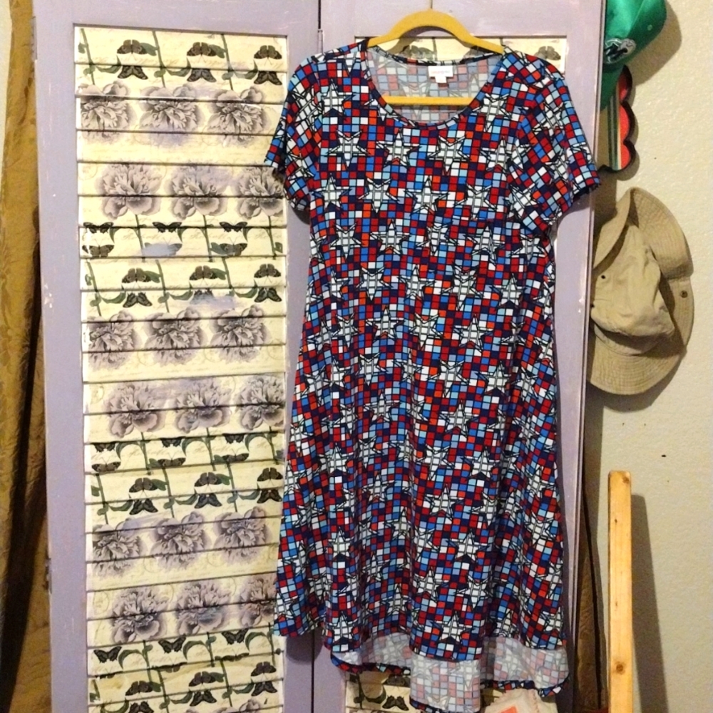 Red white n blue LulaRoe